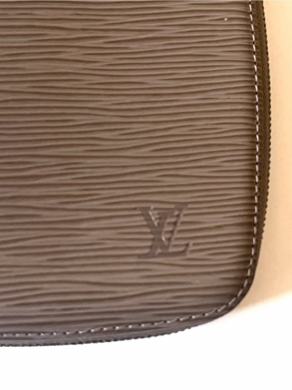Louis Vuitton Brown Epi Leather Zip Around Wallet